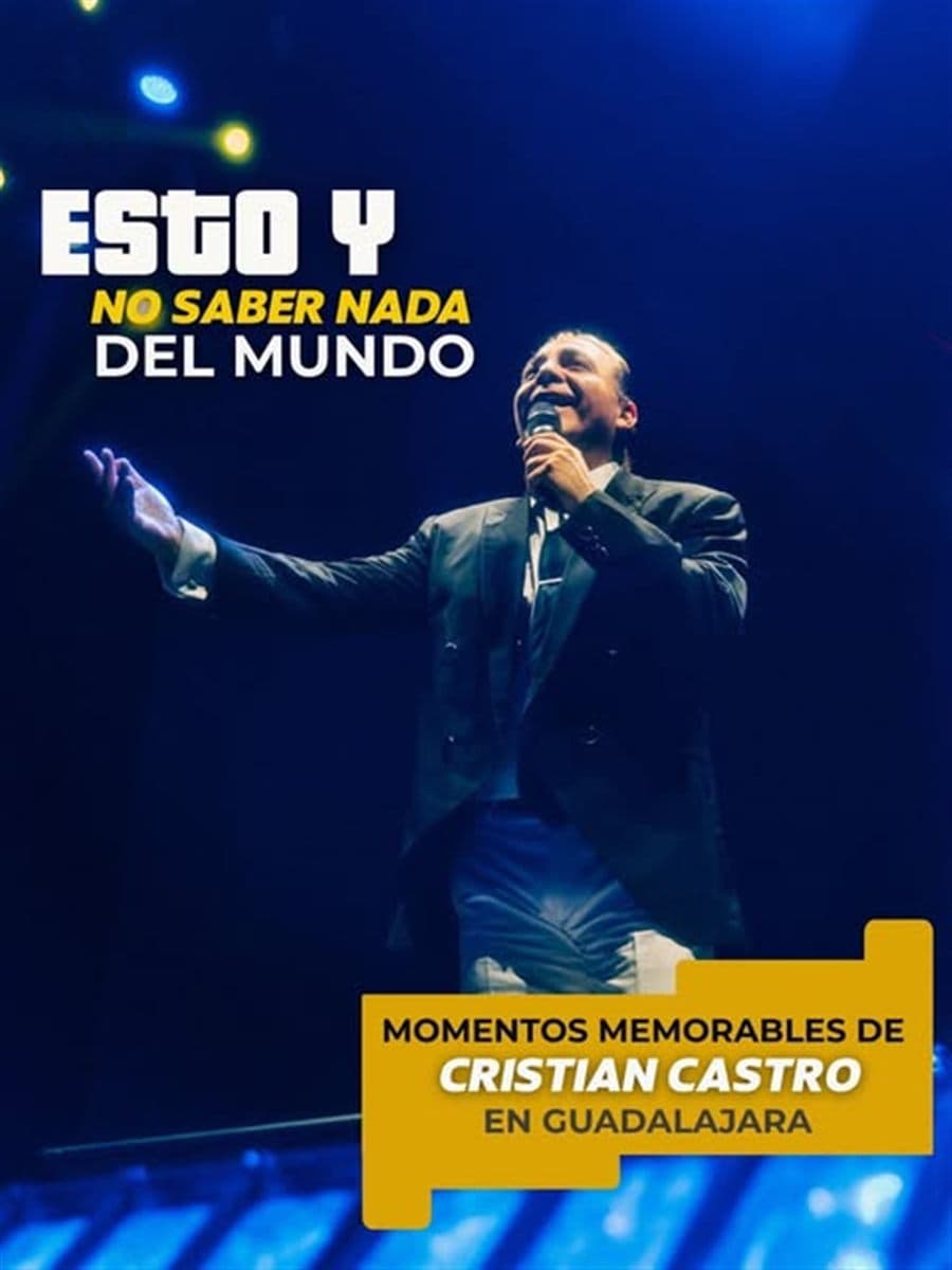 Pieza de Ideatikos: Cristian Castro — Guadalajara lo recibe con los brazos abiertos.